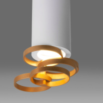 Цена на Накладной светильник Elektrostandard DLN102 GU10 белый/золото