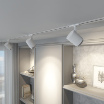 Светильник на шине Elektrostandard Cors белый/серебро 10W 4200K (85513/01) однофазный в интернет магазине Гет Лайт