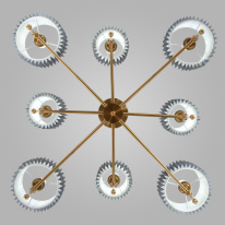 Купить Люстра на штанге Eurosvet 60162/8 латунь