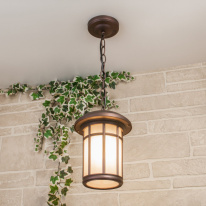 Купить Подвесной уличный светильник Elektrostandard Lepus H кофейное золото (GL 1016H)