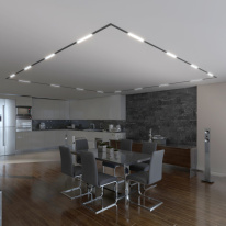 Светильник на шине Elektrostandard Slim Magnetic L01 Трековый светильник 10W 4200K (черный) 850 в интернет магазине Гет Лайт