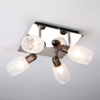 Фото Спот Eurosvet 60301/4 хром/венге