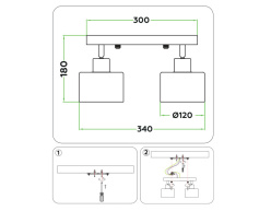 Спот Ambrella Light TR8142 в интернет магазине Гет Лайт