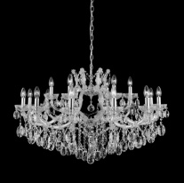 Подвесная люстра Crystal Lux HOLLYWOOD SP12+6 CHROME Фото Подвесная люстра Crystal Lux HOLLYWOOD SP12+6 CHROME