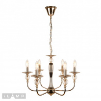 Фото Подвесная люстра iLamp 1030-6GD