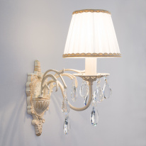Фото Бра Eurosvet 3637/1 белый с золотом/прозрачный