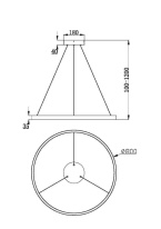 Подвесной светильник Maytoni MOD058PL-L42BK Цена на Подвесной светильник Maytoni MOD058PL-L42BK