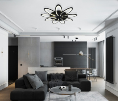 Накладная люстра Natali Kovaltseva HIGH-TECH LED LAMPS 82009 BLACK Купить с доставкой по Москве и России Накладная люстра Natali Kovaltseva HIGH-TECH LED LAMPS 82009 BLACK