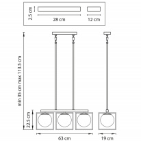 Купить с доставкой по Москве и России Подвесная люстра Lightstar 732137