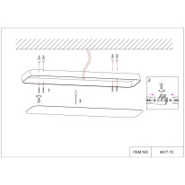 Купить с доставкой по Москве и России Накладной светильник Favourite 4077-1C