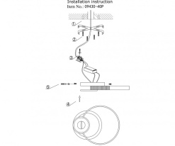 Купить Накладная люстра Kink Light 09430-40P,19