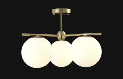 Цена на Люстра на штанге Crystal Lux FELIZ SP-PL3 BRONZE/WHITE