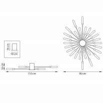 Купить с доставкой по Москве и России Накладная люстра Lightstar 732287