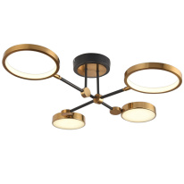 Фото Люстра на штанге Natali Kovaltseva LED LAMPS 81102/4C BRASS BLACK