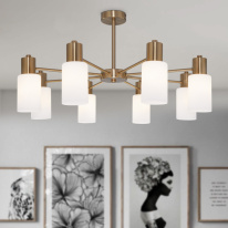 Цена на Люстра на штанге Eurosvet 70160/8 латунь