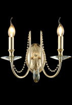 Бра Crystal Lux VICTORIA AP2 GOLD/AMBER Цена на Бра Crystal Lux VICTORIA AP2 GOLD/AMBER