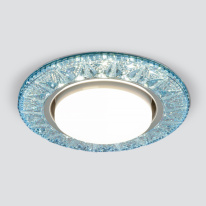 Фото Встраиваемый светильник Elektrostandard 3022 GX53 BL лазурный