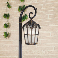 Купить Садово-парковый светильник Elektrostandard Mira F черное золото (GL 1001F)