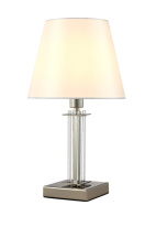 Настольная лампа Crystal Lux NICOLAS LG1 NICKEL/WHITE Цена на Настольная лампа Crystal Lux NICOLAS LG1 NICKEL/WHITE