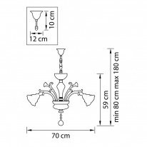Цена на Подвесная люстра Lightstar 696062