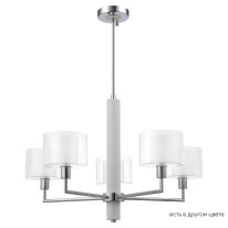 Люстра на штанге Crystal Lux MAESTRO SP-PL5 CHROME Фото Люстра на штанге Crystal Lux MAESTRO SP-PL5 CHROME
