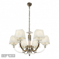 Подвесная люстра iLamp P9404-6 nic в интернет магазине Гет Лайт