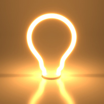 Фото Светодиодная лампа Elektrostandard Decor filament 4W 2700K E27 classic белый матовый (BL157)