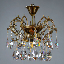 Фото Люстра на штанге AMBIENTE by BRIZZI 8888/3 PL PB Tear Drop