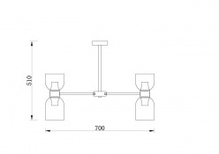 Купить с доставкой по Москве и России Люстра на штанге Freya FR5203PL-10BS