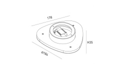 Купить DesignLed ML-TR184-BL-WW