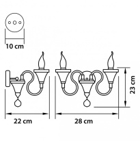Цена на Бра Lightstar 703624