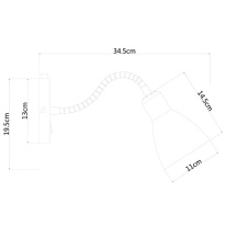 Цена на Бра ARTE Lamp A1408AP-1BK