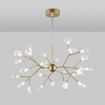 Цена на Подвесная люстра Natali Kovaltseva GRACE 75125/27С GOLD SATIN