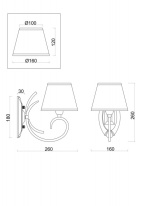 Цена на Бра Freya FR2013WL-01G