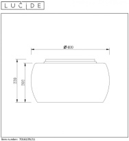 Цена на Накладной светильник LUCIDE 70163/05/11