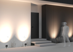 Купить с доставкой по Москве и России Грунтовый светильник Maytoni O309FL-L18B3K