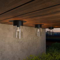 Купить Накладной уличный светильник Elektrostandard Atrani черный (35085/F)