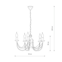 Купить с доставкой по Москве и России Подвесная люстра Nowodvorski 205