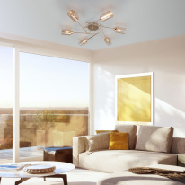 Накладная люстра Eurosvet 30167/6 золото в интернет магазине Гет Лайт