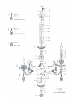 Купить с доставкой по Москве и России Подвесная люстра Lightstar 714064