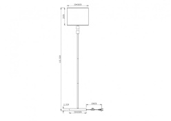Торшер ARTE Lamp A5896PN-1PB Купить с доставкой по Москве и России Торшер ARTE Lamp A5896PN-1PB