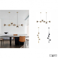 Купить с доставкой по Москве и России Подвесной светильник iLamp 8149P/4A BR-SM