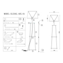 Купить с доставкой по Москве и России Торшер ST-Luce SLE302.405.01