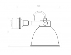 Бра Covali WL-50732 Цена на Бра Covali WL-50732