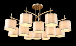 Купить с доставкой по Москве и России Люстра на штанге Crystal Lux SERGIO PL8+4 GOLD