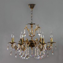 Фото Подвесная люстра AMBIENTE by BRIZZI 2118/6 PB Tear drop