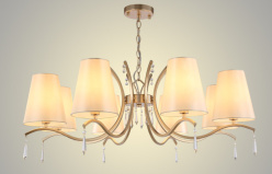 Подвесная люстра Crystal Lux RENATA SP8 GOLD Цена на Подвесная люстра Crystal Lux RENATA SP8 GOLD