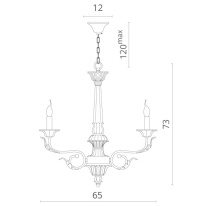 Подвесная люстра Divinare 7057/01 LM-6 в интернет магазине Гет Лайт