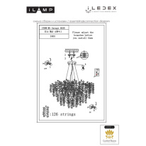 Купить Подвесная люстра iLamp 8005-D800 GD