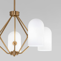 Люстра на штанге Eurosvet 60157/5 латунь в интернет магазине Гет Лайт